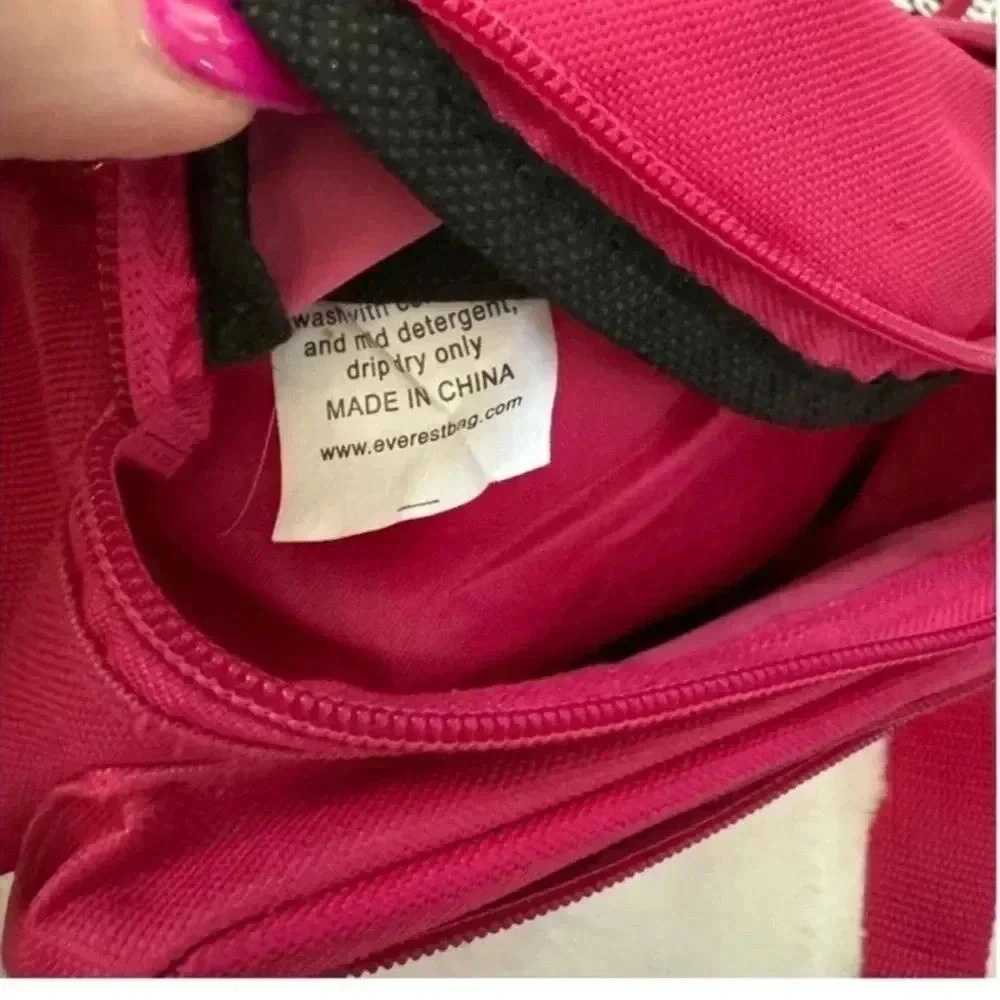 Vintage Hot Pink Everest Signature 90’d Fanny Pack Belt Bag Barbiecore Concert - Picture 9 of 10